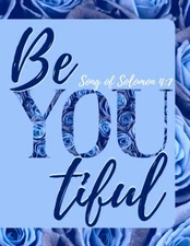Notebook | BeYoutiful Floral Design | Song of Solomon 4:7 | Journal | 8.5 x 11 |