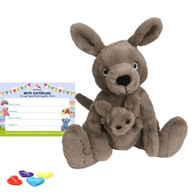 Set & Kai Mama & Baby Känguru - Stuff & Fluff Plüsch