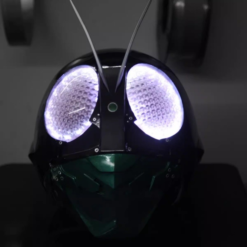 Kamen Rider 1 Mask Kamen Rider First Generation Helmet Mask Model Can Shine and Wear 3D ...