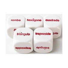 Koplow Foreign Language Dice d6 20mm Shape Words - Spanish (5) New