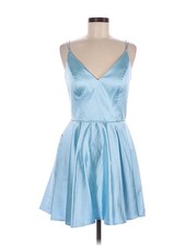 NWT Sherri Hill Women Blue Cocktail Dress 8