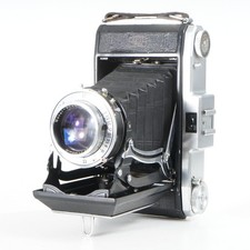 :Zeiss Ikon Ikonta 523/2 Folding Camera w/ Novar-Anastigmat 105mm f/3.5 Lens