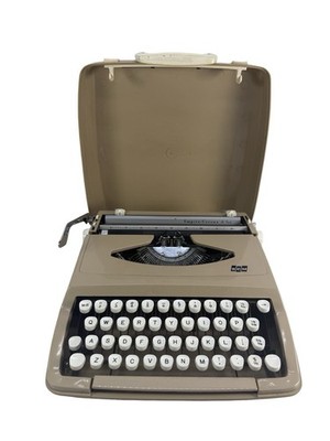 Smith Corona Empire Corona de Luxe tragbare Schreibmaschine mit Koffer Vintage Retro