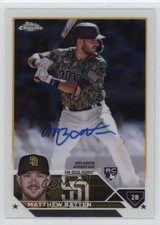 2023 Topps Chrome Rookie Auto Matthew Batten #RA-MBA Auto z7d