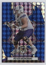 2023 Panini Mosaic Draft Picks Blue Mosaic Prizm 38/75 Peter Skoronski #42 10p3