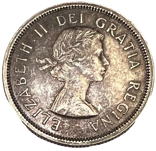 1963 🇨🇦 Canada 25 Cents Silver Coin - Combined Shipping - Lot C96c