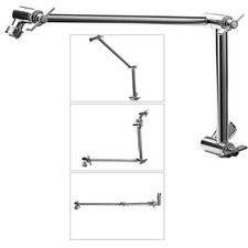Premium 16in Brass Shower Extension Arm Adjustable Angle Stability