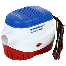 Amarine Made 12V 1100GPH  Automatic Submersible Boat Bilge Water Pump Auto 29mm