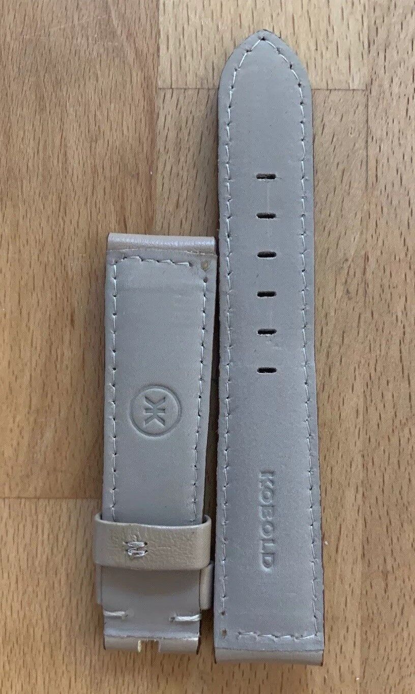 Kobold Tan Handstitched Leather Strap 20mm