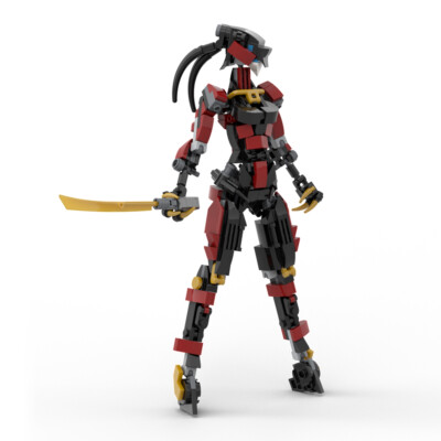 248 PCS Ninja Girl Action Figures Building Blocks Toy Mecha Robots Model Bricks