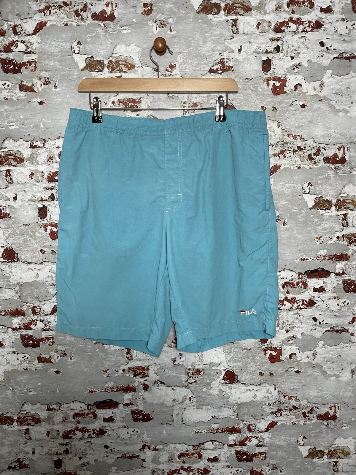 FILA Pantaloncini da bagno sportivi uomo grandi tasche blu foderati con coulisse vacanze estive