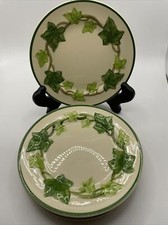 4 Franciscan Ivy Bread Dishes 6 1/4โ Made in USA I Love Lucy Pattern QQ2