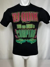 DJ Quik Born and Raised in Compton Black T-Shirt Men's SMALL