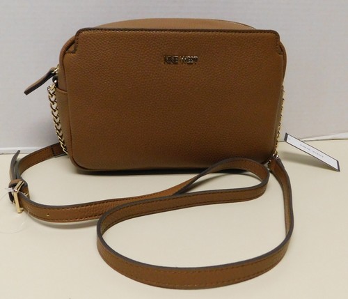Nine West Elemi Cognac Brown Crossbody Shoulder Bag Handbag Purse "NWT" - Picture 2 of 10