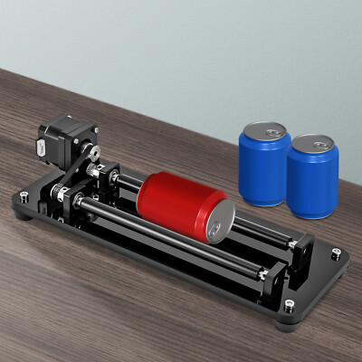 360° Laser Engraver Rotary Roller Acrylic Y-axis Engraver Rotary Axis Attachment