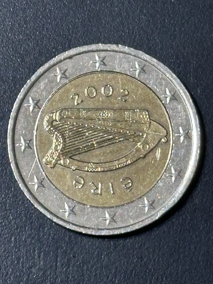 MONEDA DE 2 EUROS IRLANDA 2002, ARPA CELTA"" Foto 4 de 4