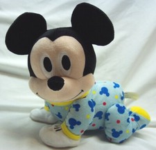 Disney BABY Touch N Crawl TALKING MICKEY MOUSE 10" Plush STUFFED ANIMAL Toy
