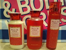  NEW Bath  Body Works You're the One Shower Gel Fine Fragrance Mist  Lotion