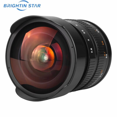 Brightin Star 11mm F2.8 Full Frame Fisheye Lens for Canon Sony Nikon L-Mount 