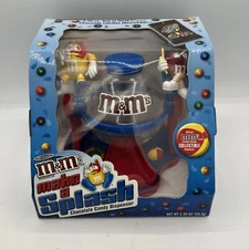 M&M’s Red Make a Splash Chocolate Candy Dispenser New In Box NIB Complete