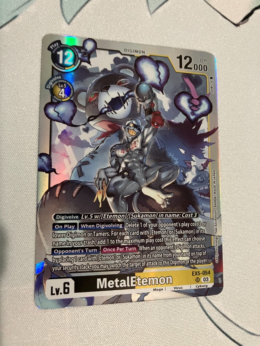 MetalEtemon EX5-054 SR Digimon CCG | Animal Colosseum Near Mint | eBay