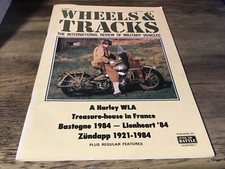 WW2 Post War Military Vehicle Wheels & Tracks magazine No 11 Weasel Harley WL A