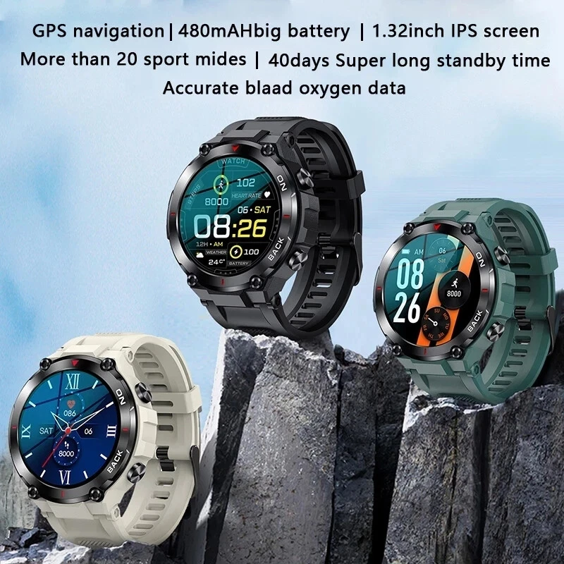 2023 Smart Watch Sports Fitness Waterproof Smartwatch For Men Android IOS
