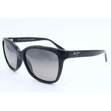 Maui jim STARFISH MJ 744-02UTD Black Sunglasses Grey Polarized READ DETAIL