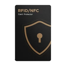 RFID Blocking Card Anti Scan Purse Guard ID Credit Card Wallet Shield Protector