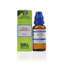 SBL Homeopathic Lithium Carbonicum Dilution 3...