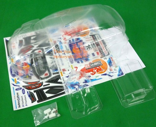 1:10 RC Clear Body Shell - Ford Puma Rally - WRC Rally with Ford #16 Livery - Picture 3 of 11