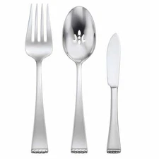 Oneida Classic Pearl 3 Piece Serving Set Quality 18/10 Stainless