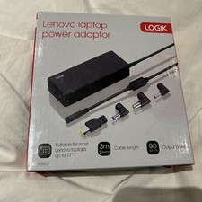 Logik LNP90W17 Universal Laptop Power Adaptor 90W - Black  BRAND NEW