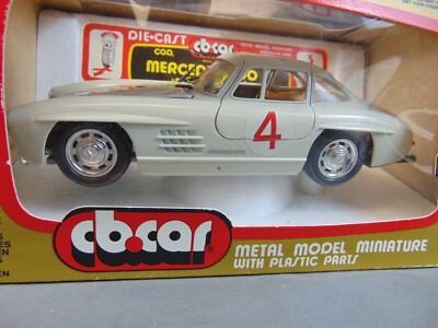 NEW IN BOX Diecast CB Car ESCI CREAM MERCEDES 300 SL 54 Rally Montecarlo 1:24