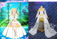 Puella Magi Madoka Magica Tomoe Mami Cosplay Costume long tail dress