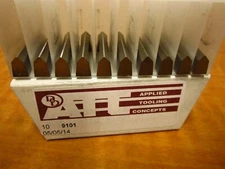 (10) D&D Applied Tooling Concepts 9101 Carbide Inserts NEW