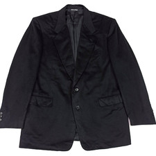 Pal Zileri Loro Piana Giacca Blazer Uomo 70% Cashmere Nero UK-42R-44R EUR-52-54