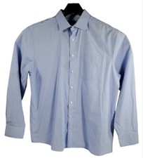 Marks and Spencer Long Sleeve Button Up Regular Fit Shirt Mens Size 17