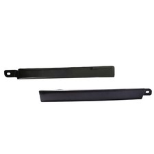 Set2 Bumper Cover Filler Panel Bracket For 1998-2000 Toyota Tacoma Black Steel
