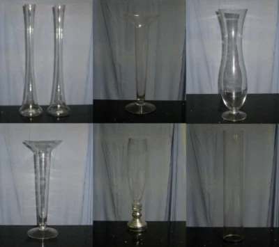New Assorted Decorative Glass Vases All 15 Each Vases Bowls