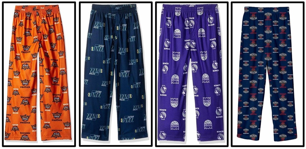 NBA Boy Pajama Pant New Orleans Pelicans Utah Jazz Phoenix Suns Sacramento Kings
