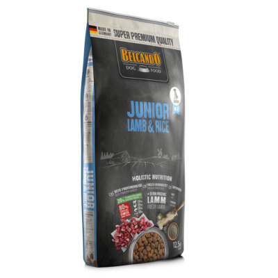 12,5 kg Belcando Junior Lamb & Rice Trockenfutter Welpen Hundefutter Lamm u Reis