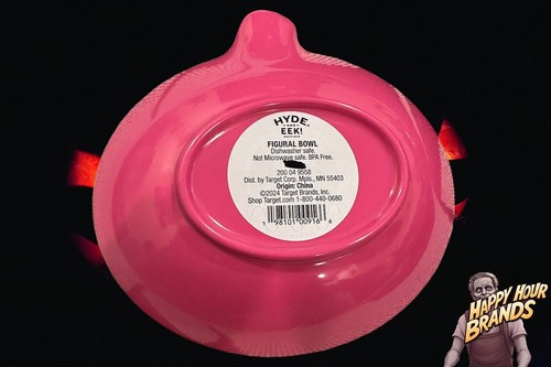 Hyde & Eek Melamine Snack Bowl Pink Orange Pumpkin Halloween Dessert 6’ - Picture 2 of 2