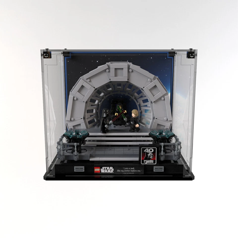 JJ CUSTOM CREATIONS Display Case For LEGO® Star Wars™ Emperor's Throne Room™ Diorama 75352