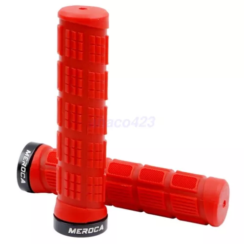 Road Mountain Cycling Bicycle MTB BMX Bike Hand Handlebar Grips Double Lock On - Picture 5 of 37