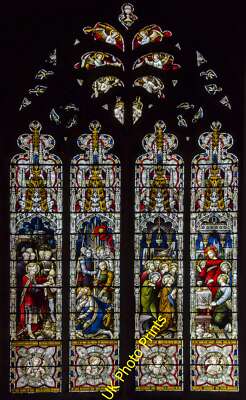 Photo 12x8 Window s.23, Beverley Minster Glass by Hardman, 1892, depicting c2015