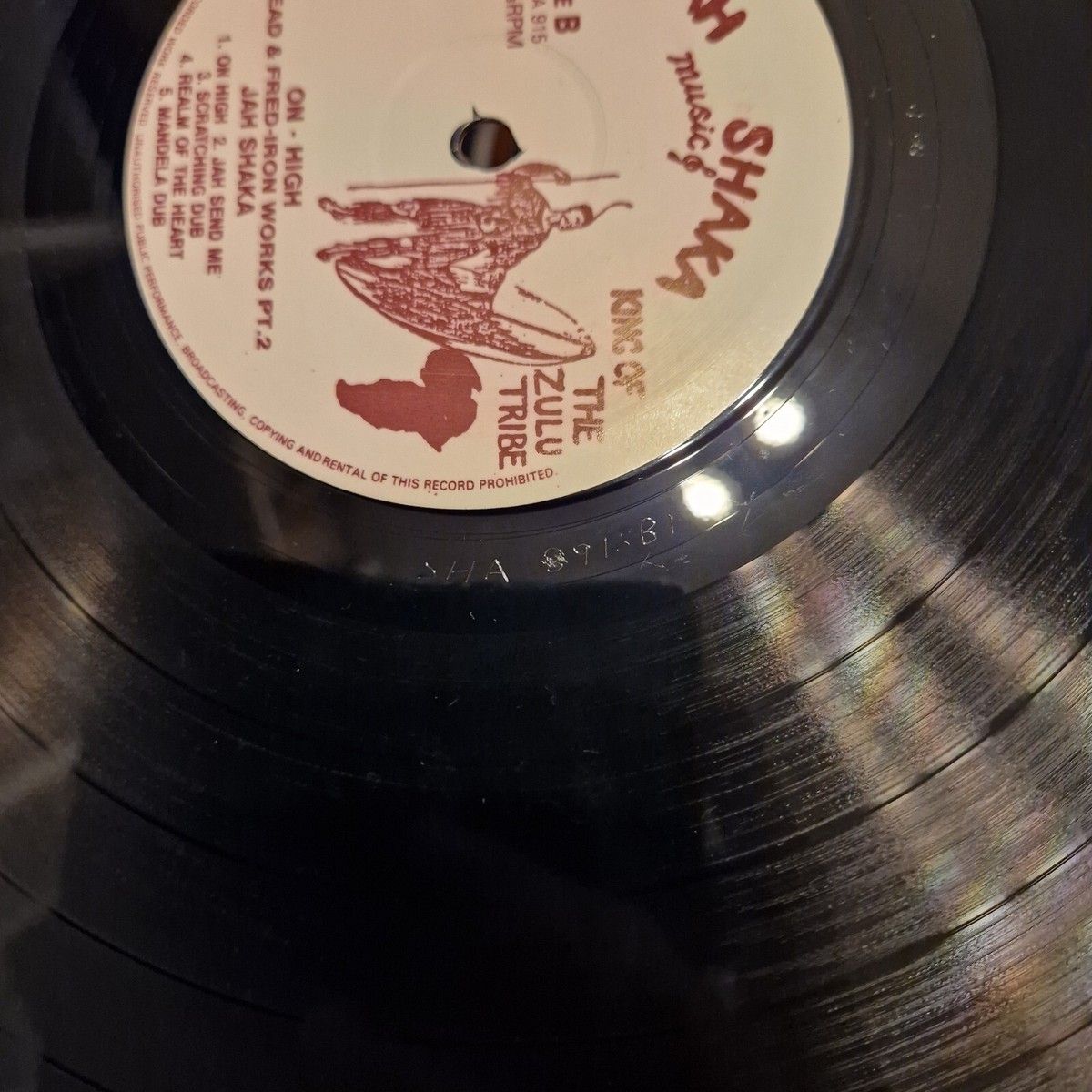 英LP Dread &amp;amp; Fred Iron Works Part 2 SHAKALP915 Jah Shaka /00235 Dread & Fred – Iron Works Parts 1 & 2 (