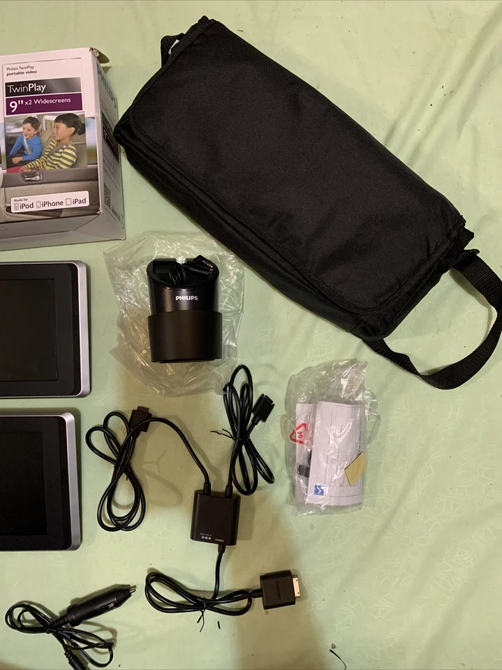 Video portátil para automóviles Philips PV9002i/Twin Play Foto 3 de 4