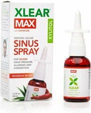 Xlear Max Homeopathic Natural Saline Nasal Spray - 1.5 fl oz