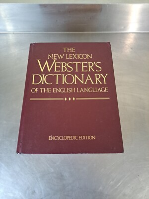 The New Lexicon Websters Dictionary Deluxe Encyclopedic edition